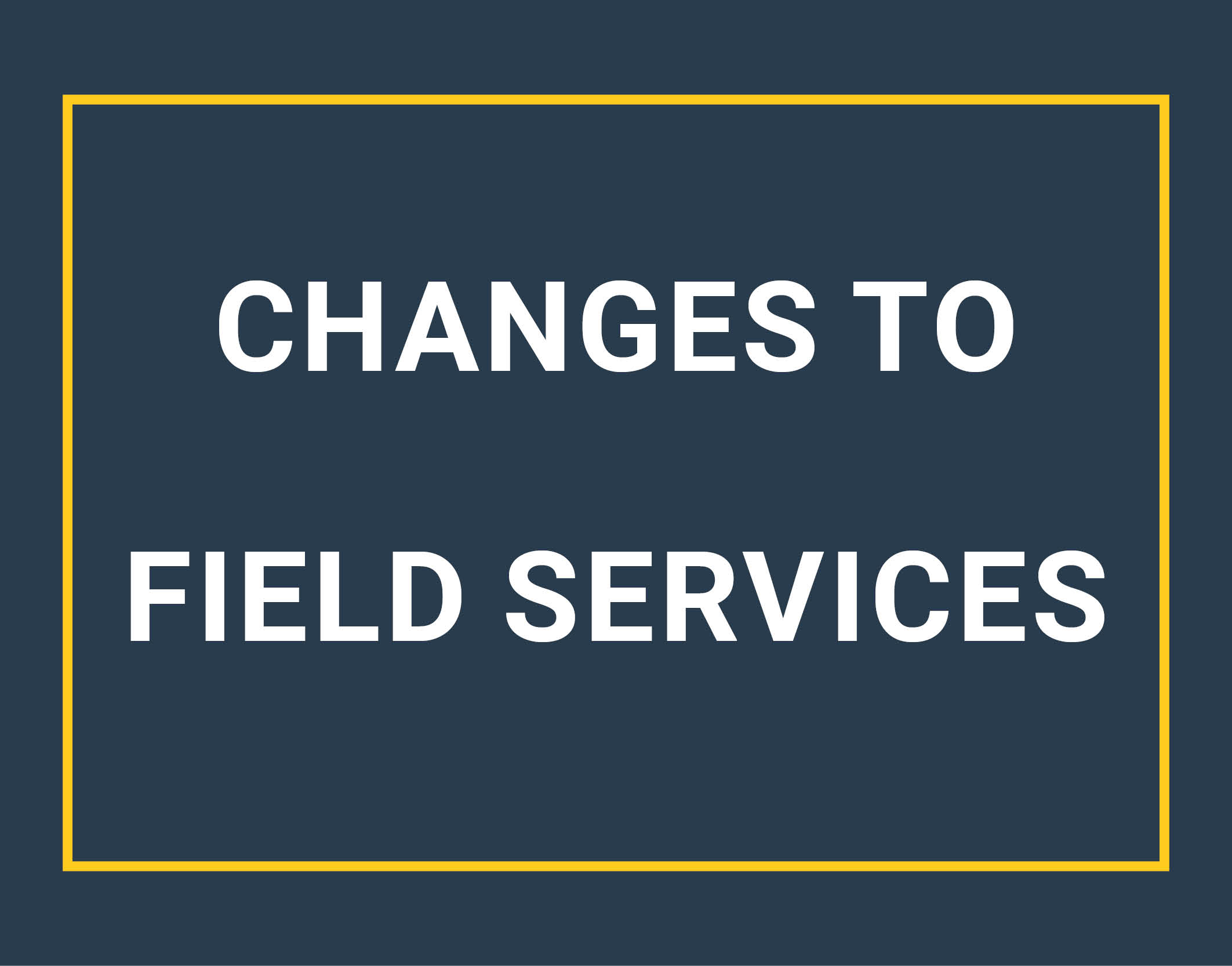 Another Name For Field Services